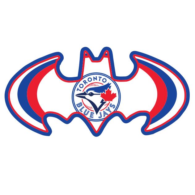 Toronto Blue Jays Batman Logo DIY iron on transfer (heat transfer)